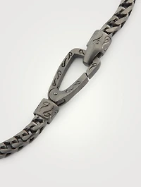 Ulysses Oxidized Silver Bracelet