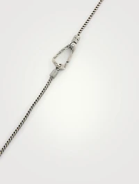 The Cross Oxidized Silver Thin Pendant Necklace