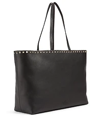 Rockstud Leather Tote Bag