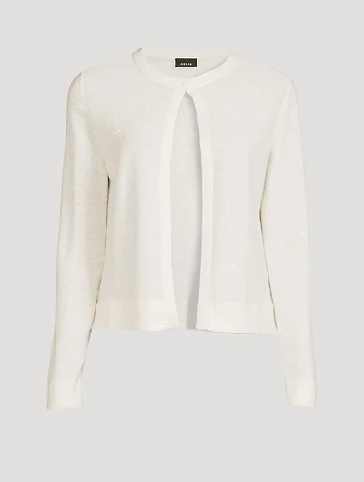 Knit Cardigan With Sequins