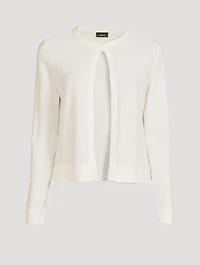 Knit Cardigan With Sequins