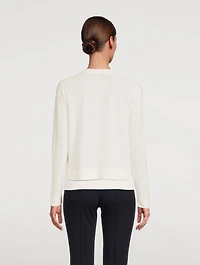 Knit Cardigan With Sequins