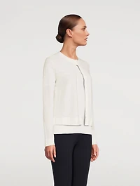 Knit Cardigan With Sequins