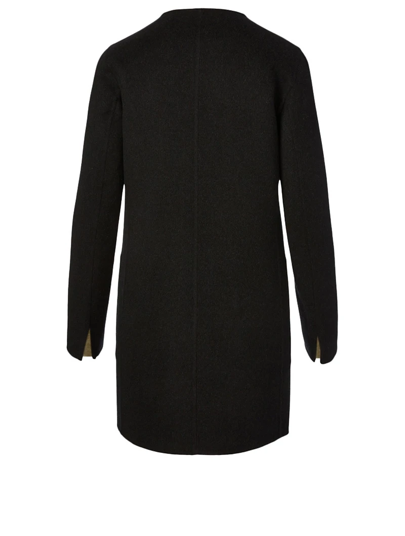 Wool And Cashmere Reversible Coat