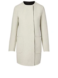 Wool And Cashmere Reversible Coat
