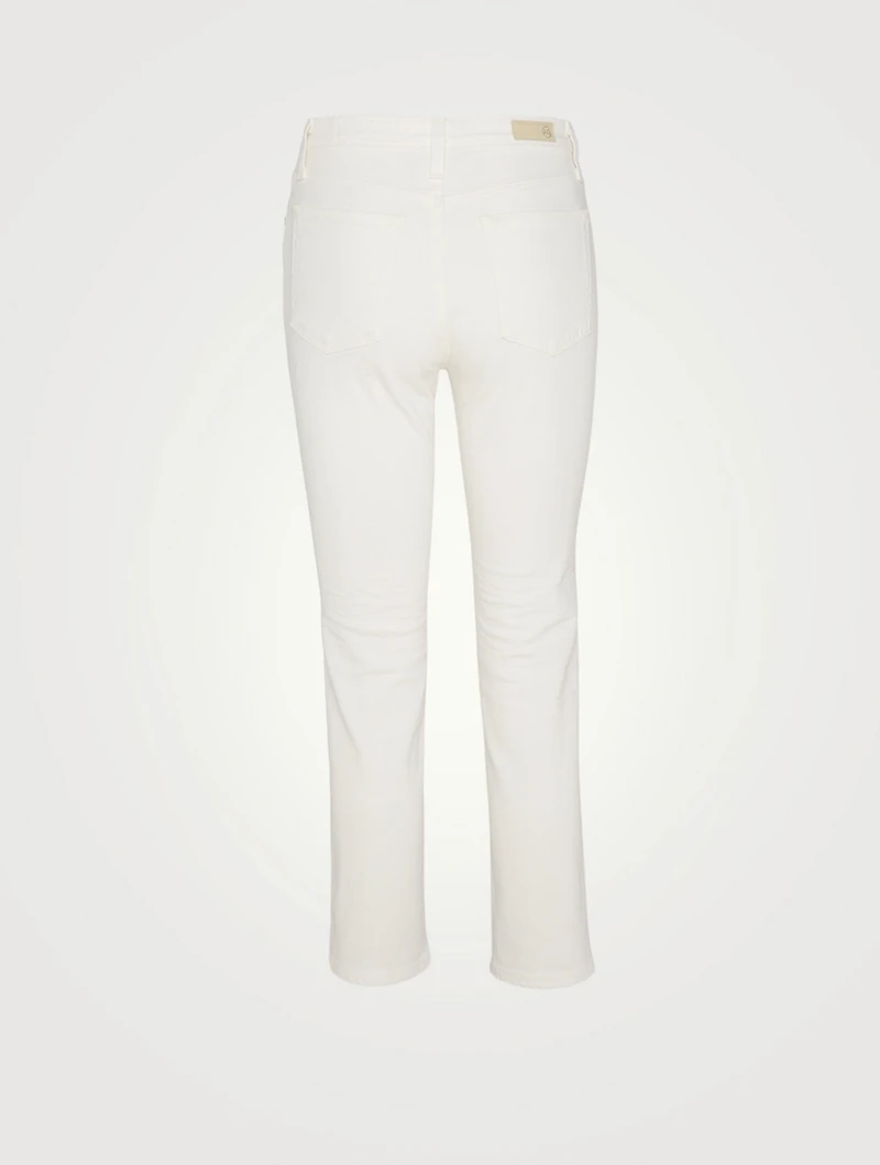 Isabelle High-Waisted Straight Crop Jeans