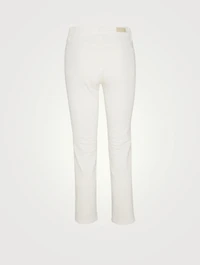 Isabelle High-Waisted Straight Crop Jeans