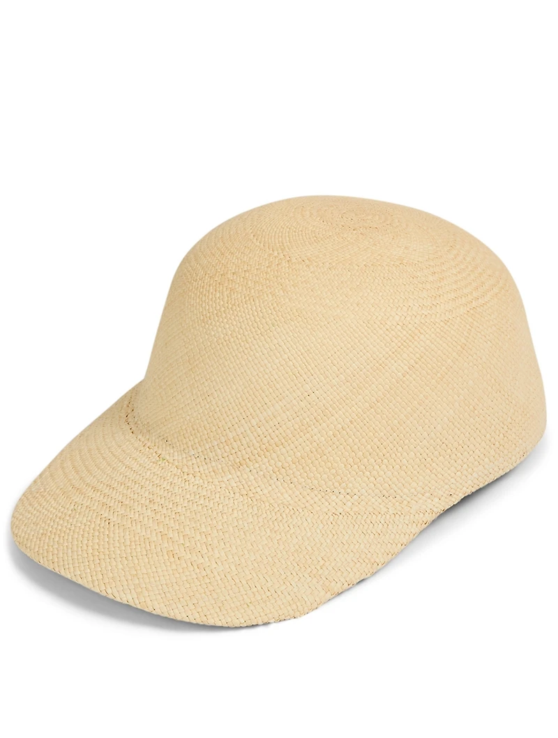 Turin Woven Straw Sun Cap