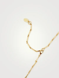 Amalfi Charm Necklace With Green Onyx And Pearls