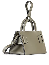 Bobby Charm Leather Bag With Strap