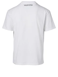 Cotton T-Shirt Dragonfly Print