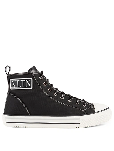 Giggies Fabric High-Top Sneakers