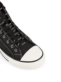 Giggies Fabric High-Top Sneakers