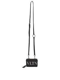 VLTN Leather Neck Wallet