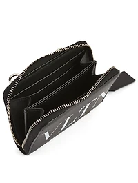VLTN Leather Neck Wallet