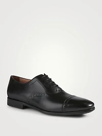 Riley Leather Brogue Oxford Shoes