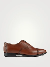 Riley Leather Brogue Oxford Shoes