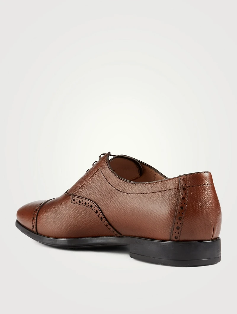 Riley Leather Brogue Oxford Shoes