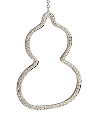 Wulu 18K White Gold Earring With Diamonds