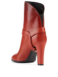 Eden Leather Heeled Ankle Boots