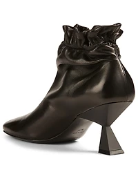 Iris Leather Heeled Ankle Boots