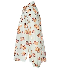 Shira Cotton And Silk Top Floral Print