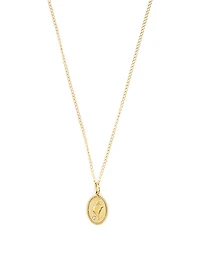 Conch Shell  10K Gold Diamond Pendant Necklace