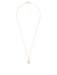 Conch Shell  10K Gold Diamond Pendant Necklace