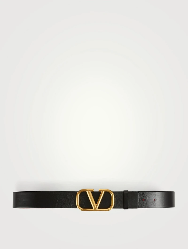 VLOGO Reversible Leather Belt