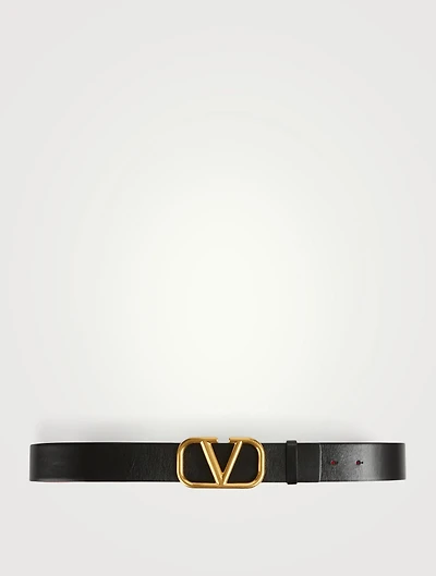 VLOGO Reversible Leather Belt