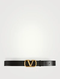 VLOGO Reversible Leather Belt