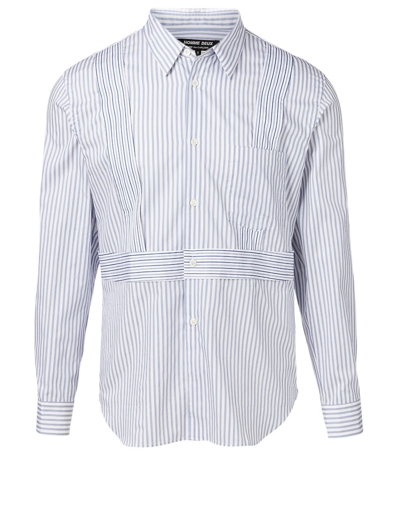 Cotton Shirt Striped Print