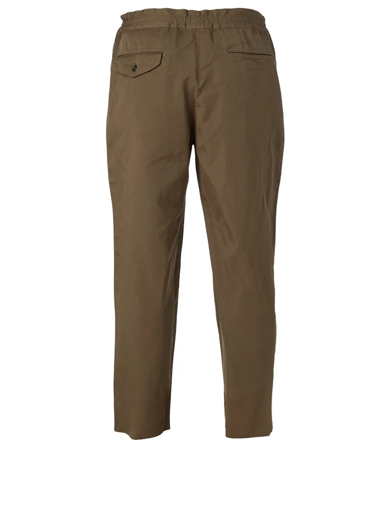 Elastic-Waist Pants