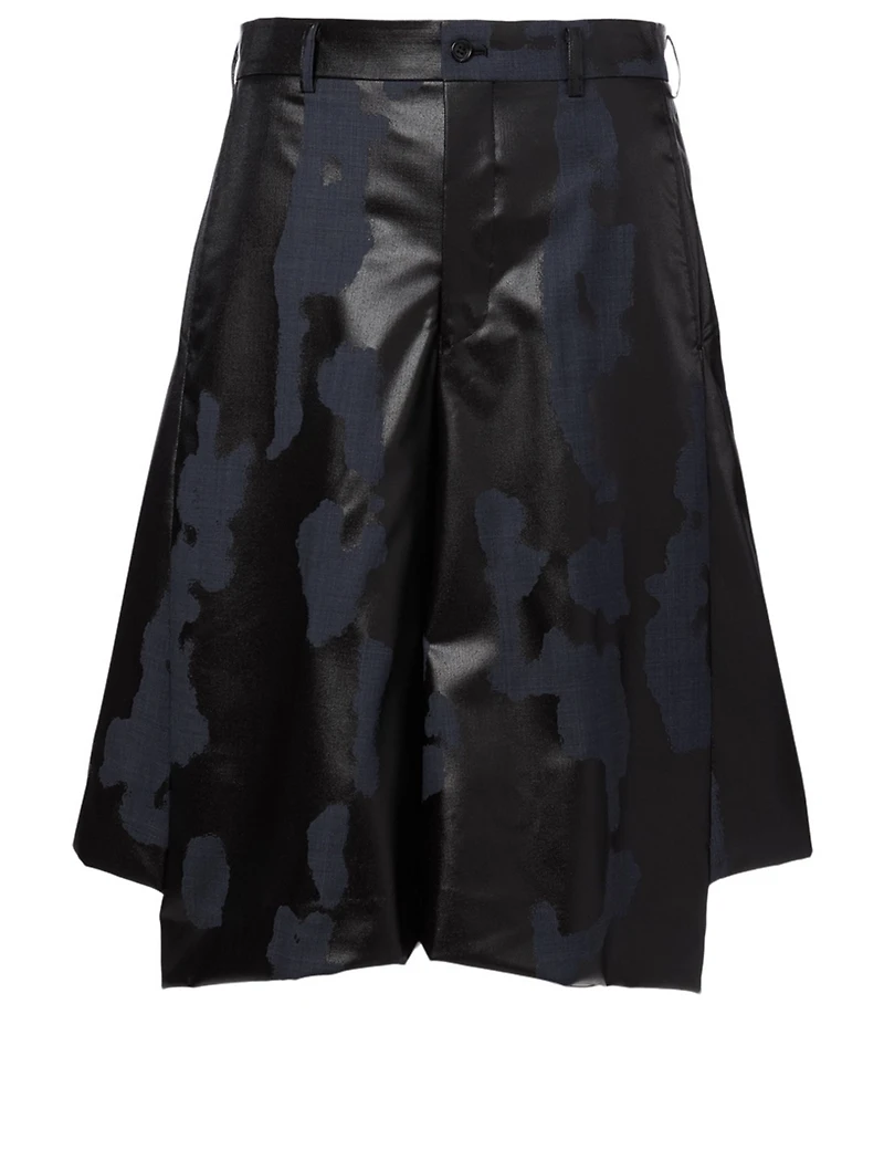 Wool Long Shorts