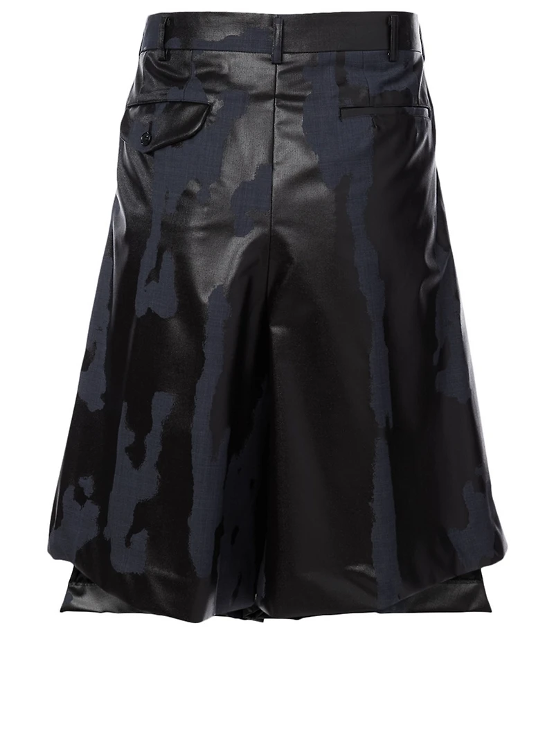 Wool Long Shorts