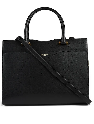 Medium Uptown YSL Monogram Leather Bag