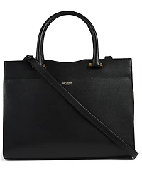 Medium Uptown YSL Monogram Leather Bag