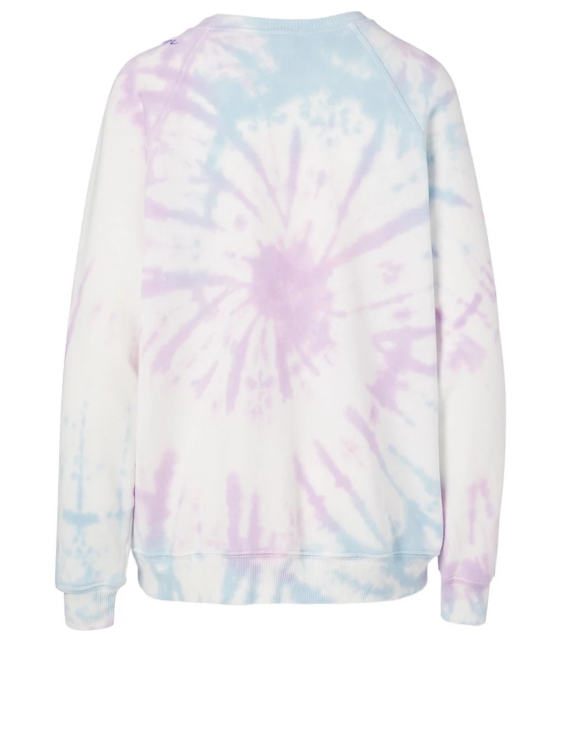 Coachella "Après Swim" Crewneck Sweatshirt Tie Dye