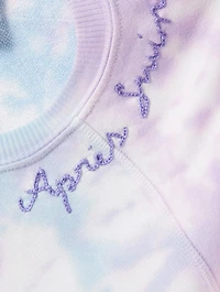Coachella "Après Swim" Crewneck Sweatshirt Tie Dye