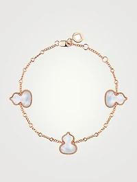 Wulu 18K Rose Gold Bracelet With Mother-Of-Pearl