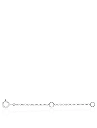14K White Gold Chain Extender