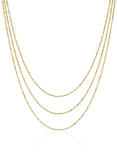 14K Gold Hasson Chain Necklace