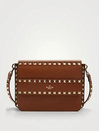 Small Rockstud Leather Shoulder Bag