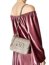 Small VSLING Bag With Crystals