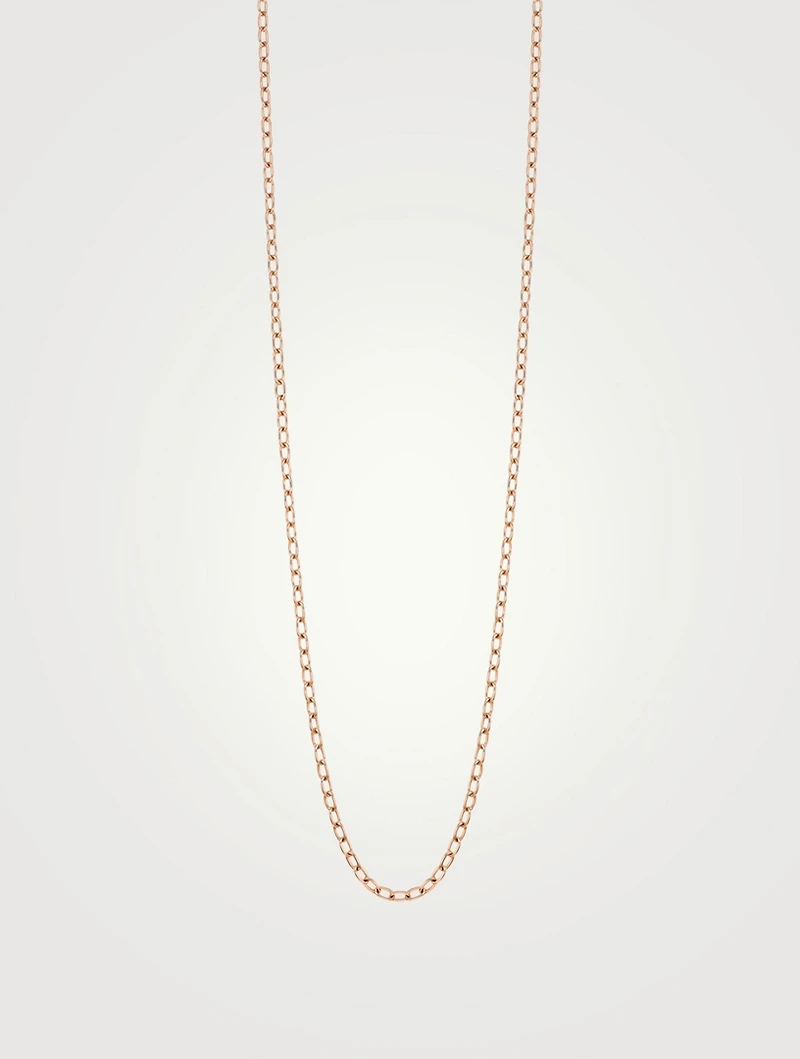 32-Inch 18K Rose Gold Necklace