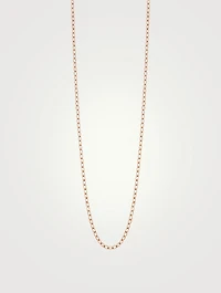 32-Inch 18K Rose Gold Necklace