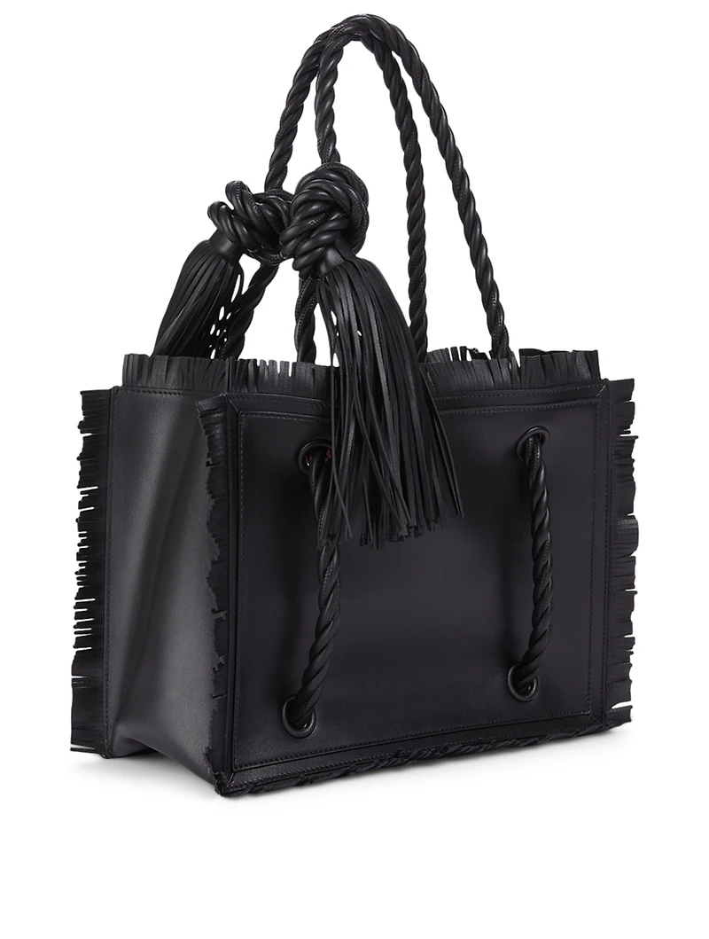 Small The Rope Leather Tote Bag