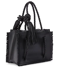 Small The Rope Leather Tote Bag
