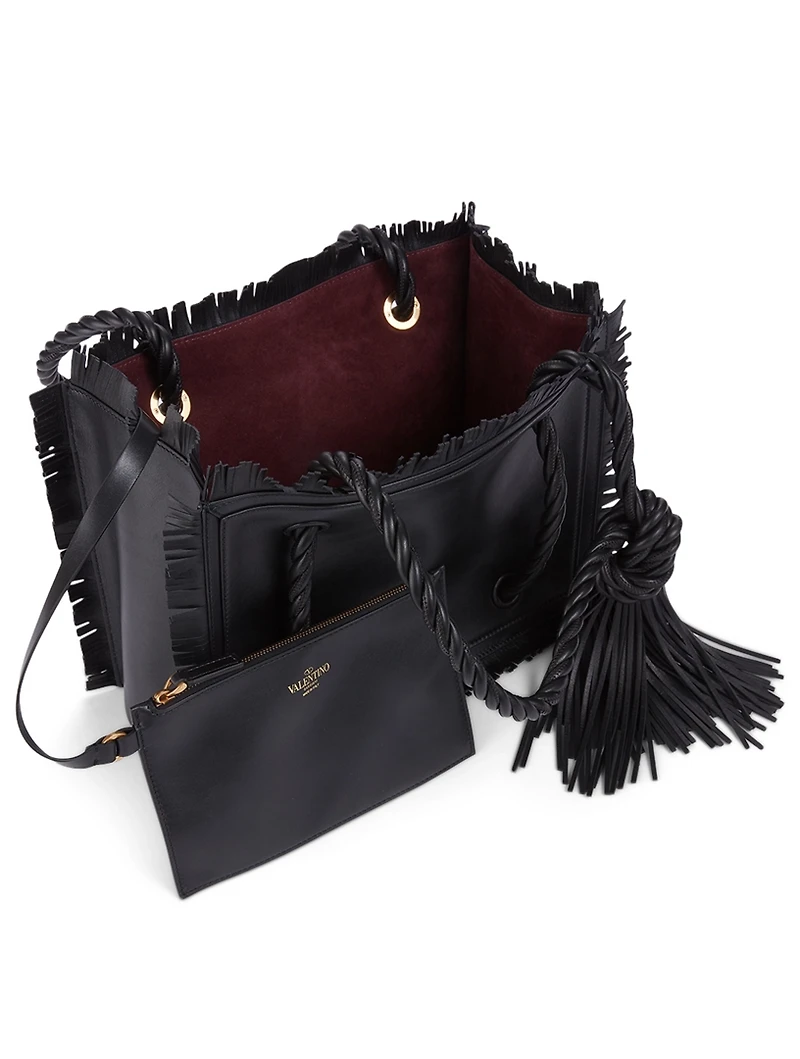 Small The Rope Leather Tote Bag