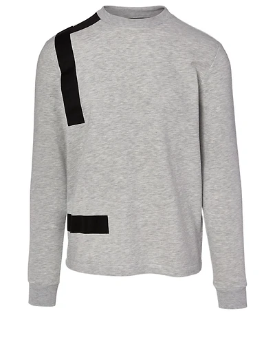 Cotton-Blend Crewneck Sweatshirt